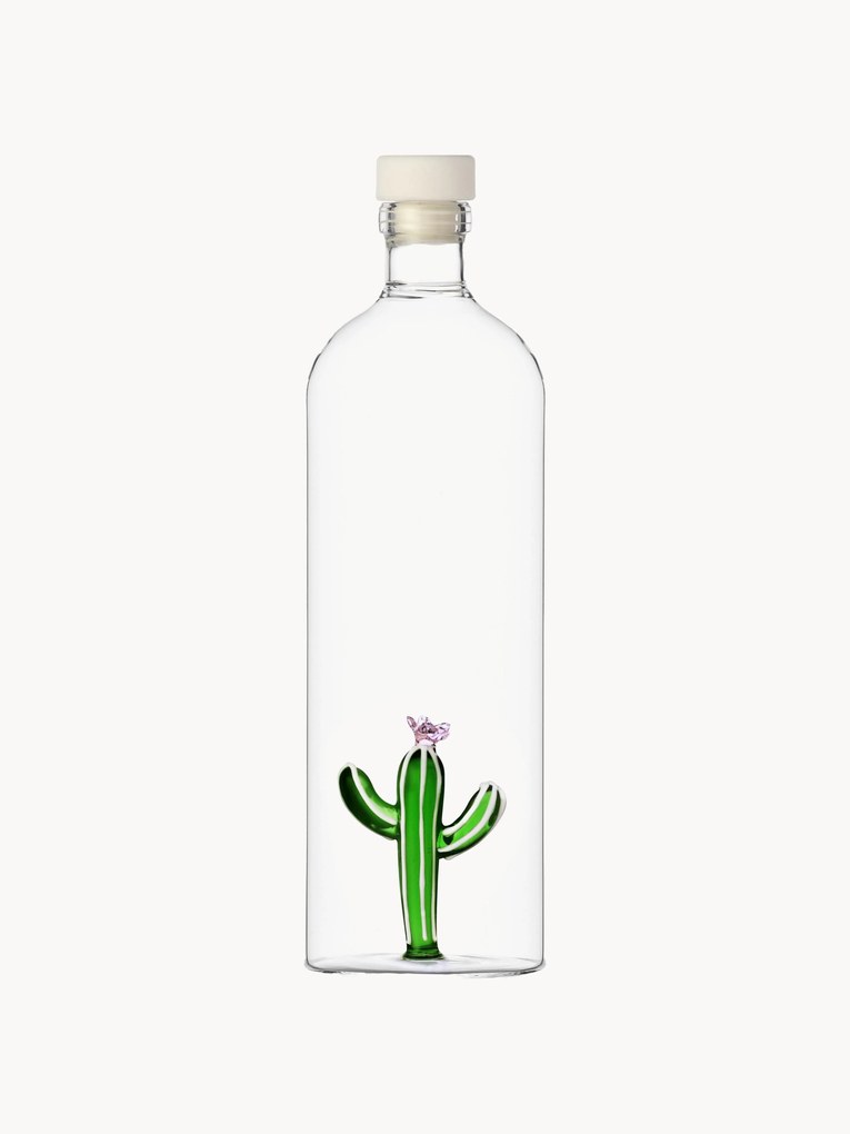 Ručne vyrobená karafa Desert Plants, 1.1 l