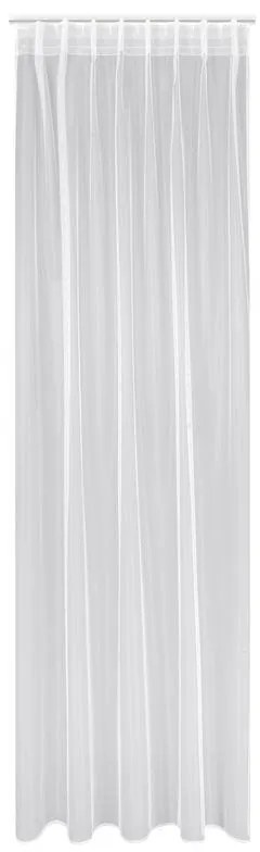 Biela záclona na flex páske TONIA 140x270 cm