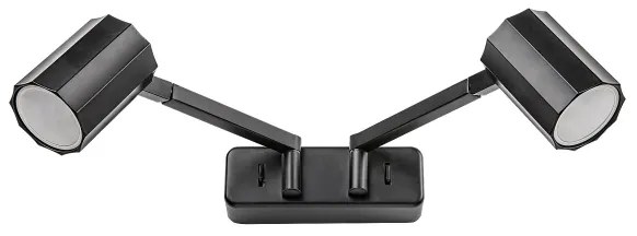 Rabalux 73028 - Nástenné bodové svietidlo KARTER 2xGU10/5W/230V