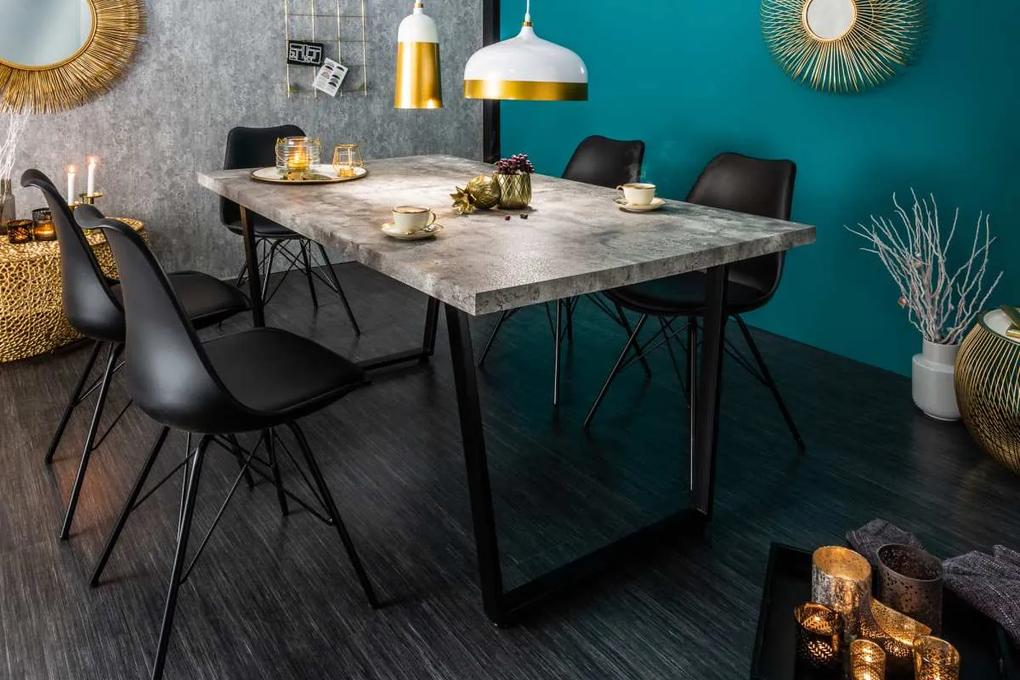Dizajnový jedálenský stôl Bryant, 160 cm, beton - II. Trieda - RP