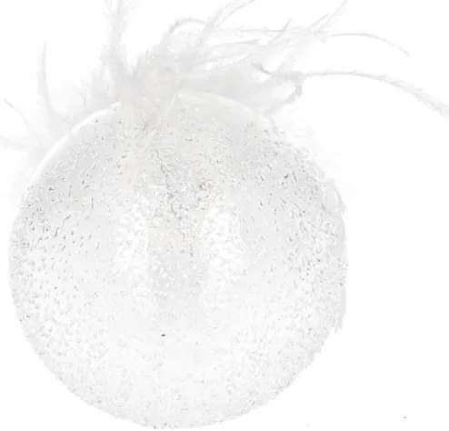 Závesná vianočná dekorácia FJER s perím 943687