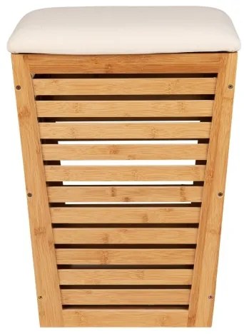 WENKO 25143100 - Kôš na bielizeň BAMBUSA 40x56 cm hnedý