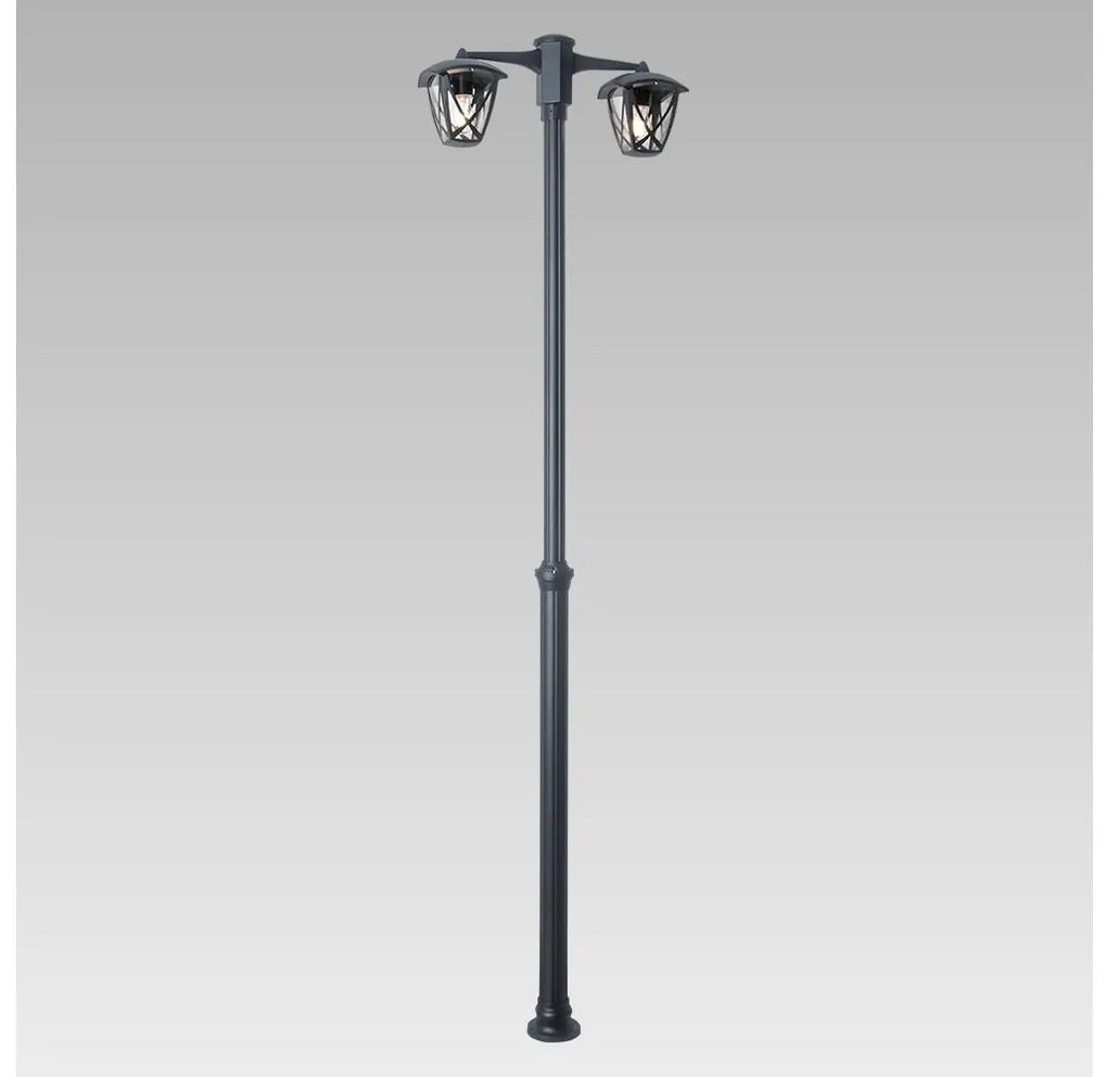 Prezent Prezent 39031 - Vonkajšia lampa SPLIT 2xE27/60W/230V IP44 39031