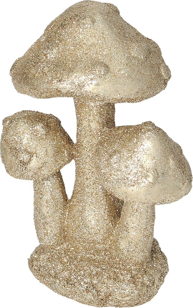 Dekorácia Golden Mushrooms 12cm