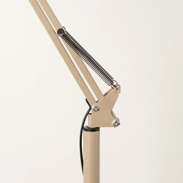 Brilagi - Flexibilná stojacia lampa TASKER 1xE27/60W/230V 184 cm béžová