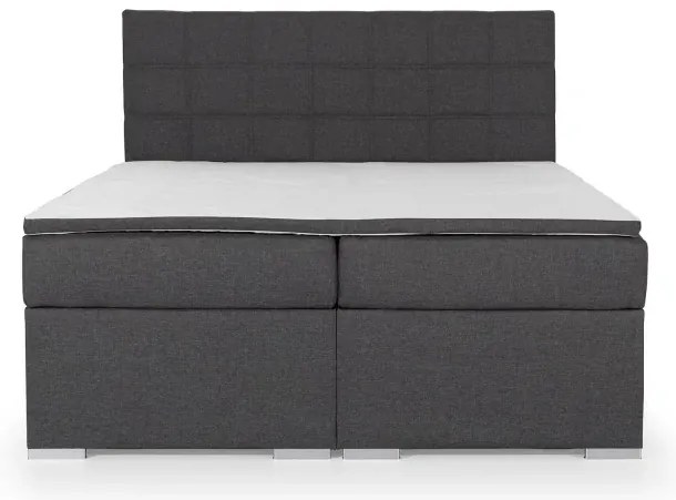Posteľ Boxspring Alicia 200 x 180, šedá (látka - ba 03/sawana 21)
