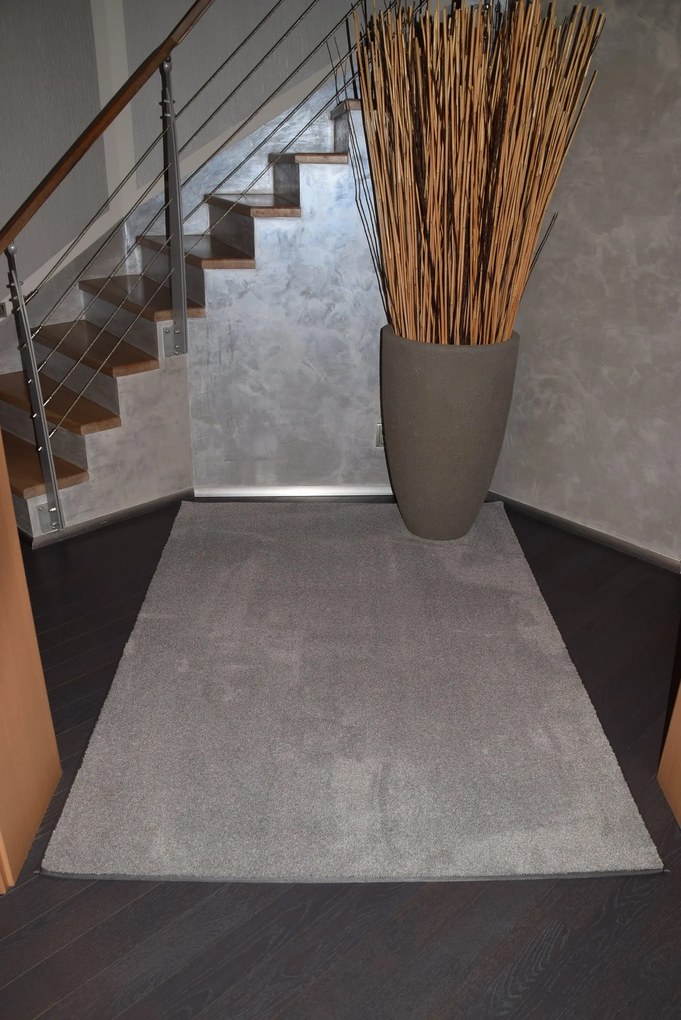 Lano, Kusový koberec Supersoft s bordurou 840 sv. šedý, 160x230, šedá, chodba / predsieň