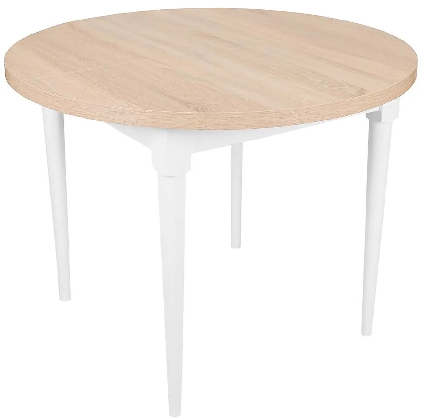 Stôl Odys ST-35 100x100+35 sonoma/biela