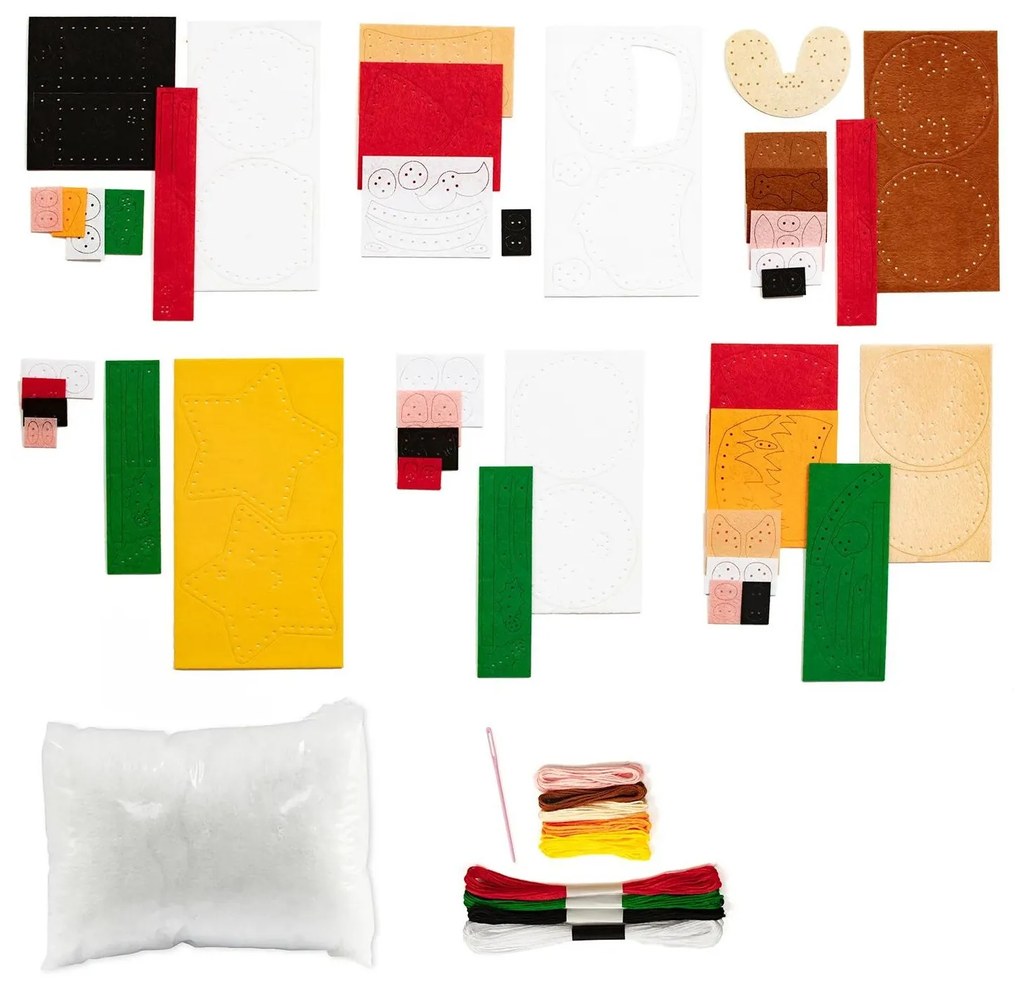 Kreatívna súprava šitia – vianočné ozdoby