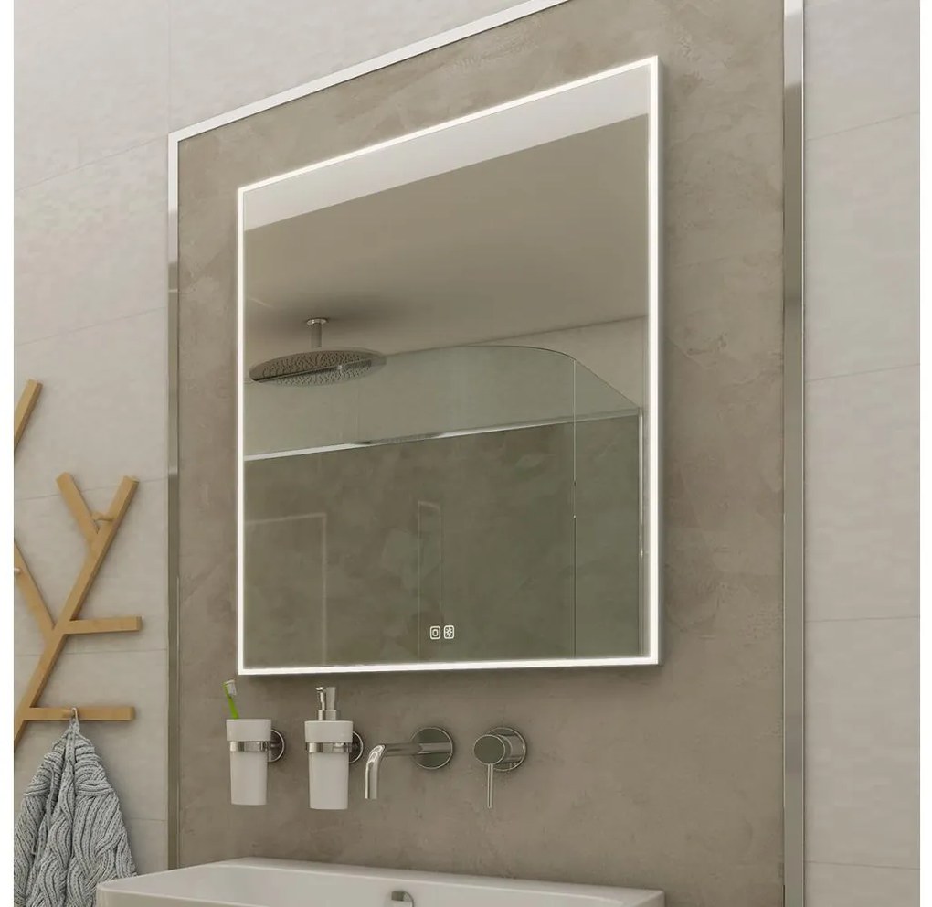 NIMCO ZP 13001VX - LED Kúpeľňové podsvietené zrkadlo 3000-6500K 70x50 cm IP44