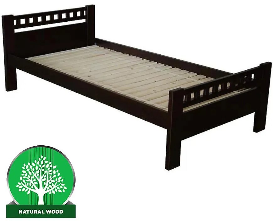 Posteľ Milena 120x200 jelša farbená