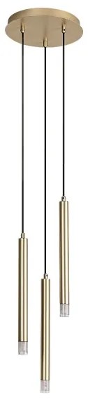 Rabalux 72359 - Luster na lanku RAMIRA 3xG9/5W/230V zlatá