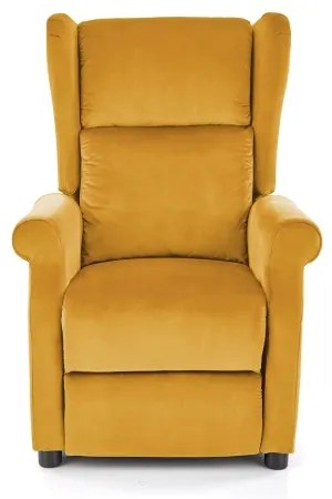 Polohovacie kreslo RELAXA žlté