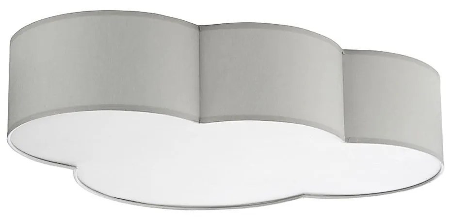 TK Lighting Stropné detské svietidlo CLOUD 4xE27/15W/230V šedá TK3145