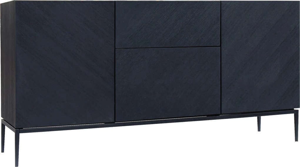 XXXLutz ŠIROKÁ KOMODA, čierna, 160/80/40 cm home24 - Online Only drobný nábytok - 002611003301