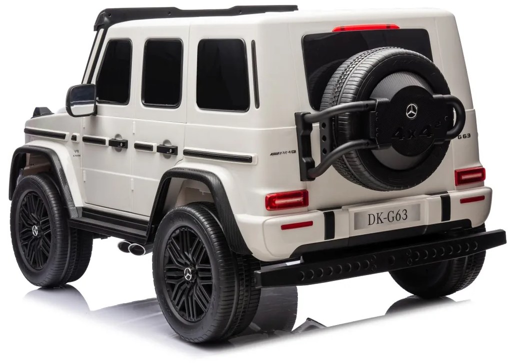 Elektrické autíčko Mercedes G63 AMG 4x200W XXL - biele