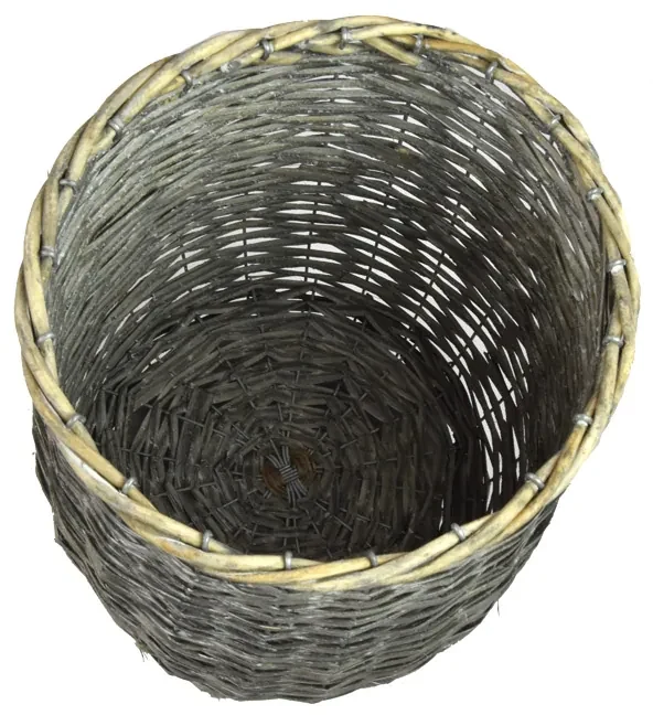 Váza prútená šedá Rozmery (cm): 14x33