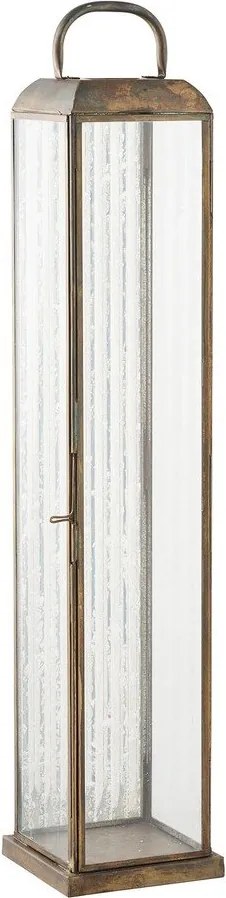 Kovový/sklenený lampáš (výška 60 cm) Herslev – House Nordic