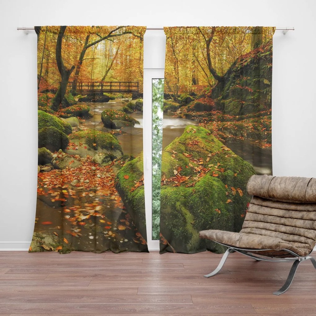 Sablio Záves Most v lese: 2 ks 140x250 cm