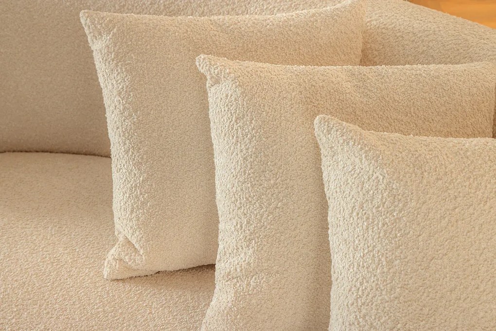 Pohovka ATELIER 230 cm bouclé béžová