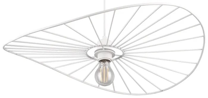 Biele závesné svietidlo ø 60 cm Chapeau – Trio