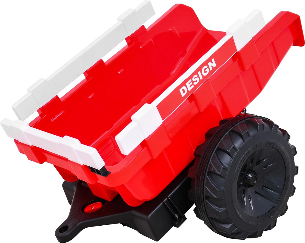 Ramiz Traktor s prívesom 720-T červený