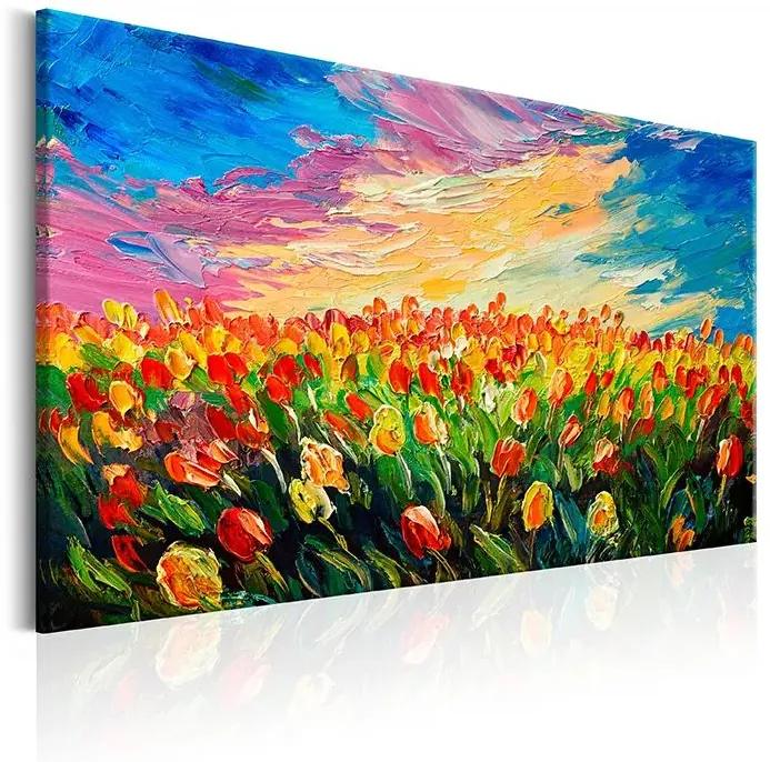 Obraz - Sea of Tulips Veľkosť: 30x20, Verzia: Premium Print