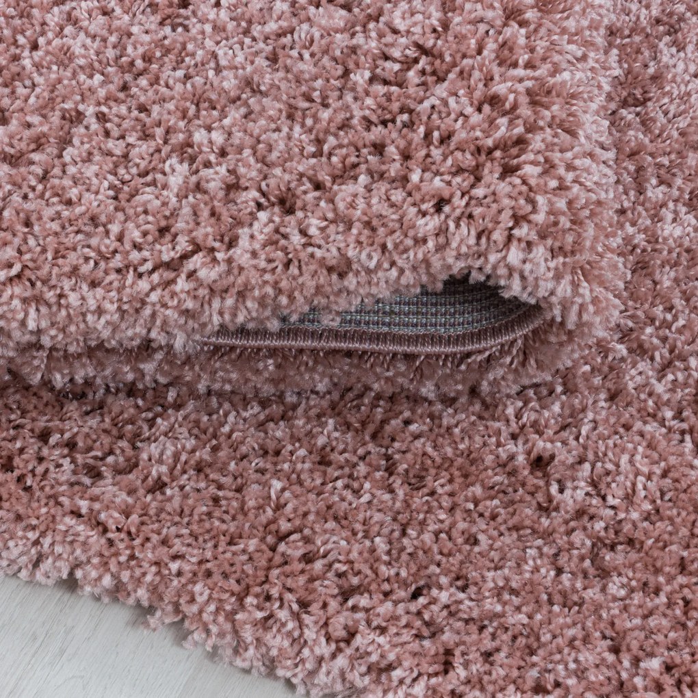 Kusový koberec Sydney Shaggy 3000 rose, 80x150, ružová, obývacia izba, Ayyildiz