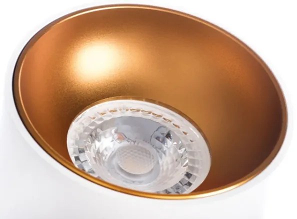 Kanlux 27570 - Bodové svietidlo RITI 1xGU10/10W/230V biela/zlatá