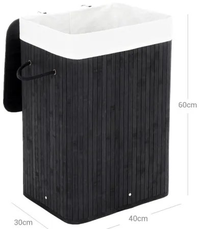 Kôš na bielizeň GUS čierny