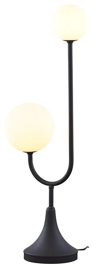 Jupiter 1950 - Stolná lampa SELEN 2xG9/40W/230V čierna