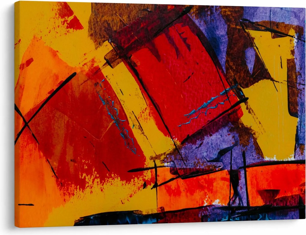 Obraz abstrakcie (70x50 cm)