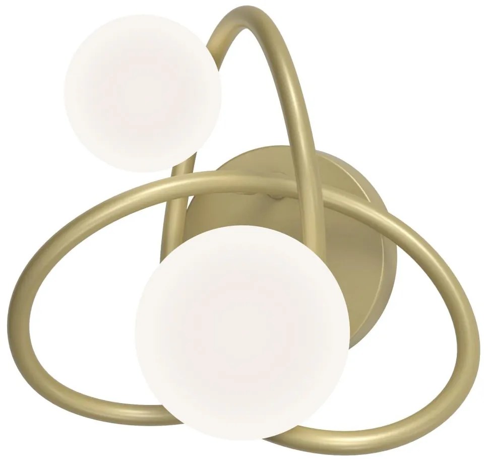 Wofi 4014-201 - LED Nástenné svietidlo NANCY 2xG9/3,5W/230V zlatá/biela