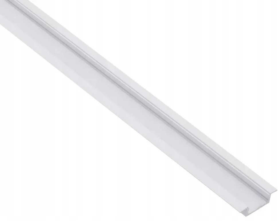 BERGE LED hliníkový profil zapustený 2m biely - sada