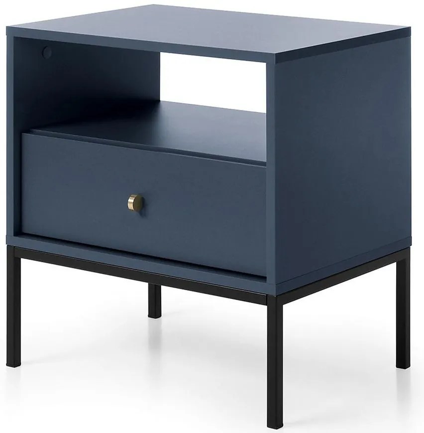 Nočný stolík Mono Ms54 granát