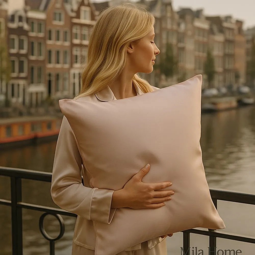 Hodvábna obliečka na vankúš 60x70 cm Mulberry Silk – Mila Home Luxury