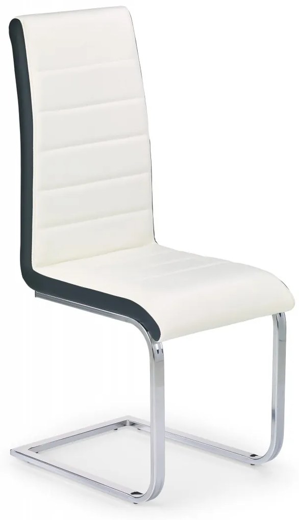 Jedálenská stolička Dino bielo-čierna