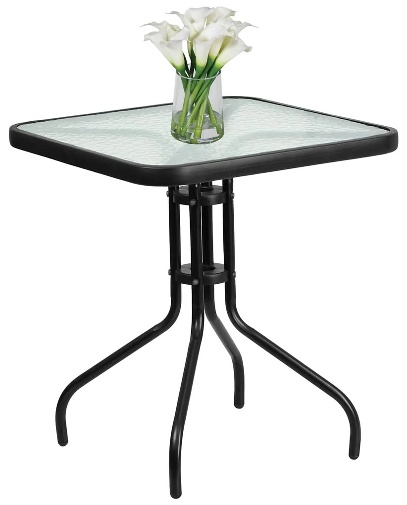 Dekorstudio Štvorcový stôl na balkón ISLAND 70cm
