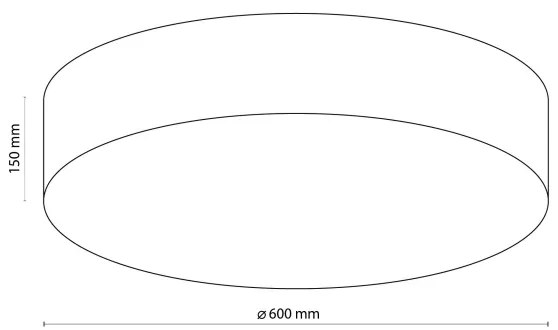 TK Lighting 1584 - Stropné svietidlo RONDO 4xE27/15W/230V