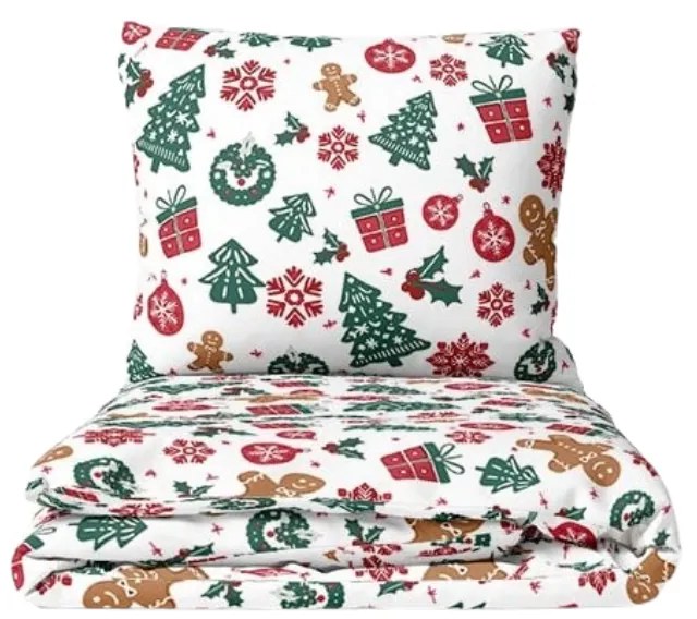 Bavlnené obliečky MERRY MOOD biele Rozmer obliečky: 70 x 90 cm | 140 x 200 cm