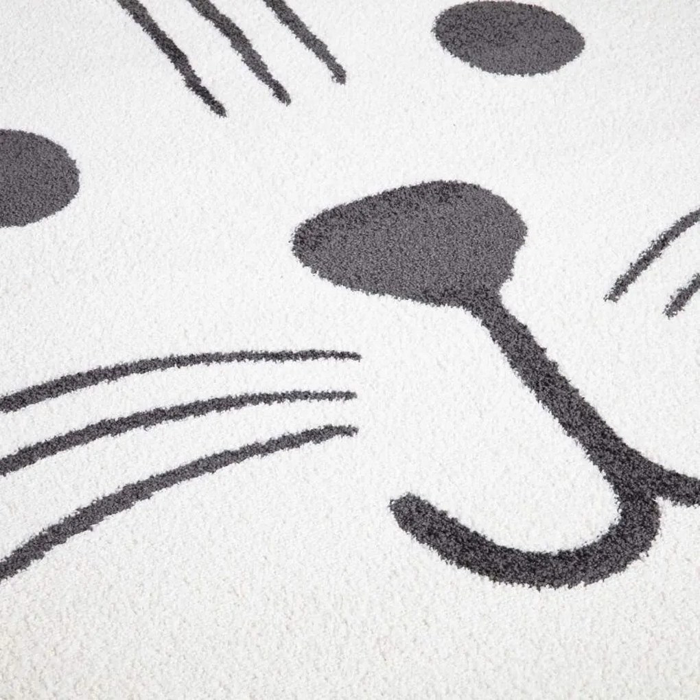 Dekorstudio Okrúhly koberec ANIME do detskej izby - mačka 918 Priemer koberca: 160cm
