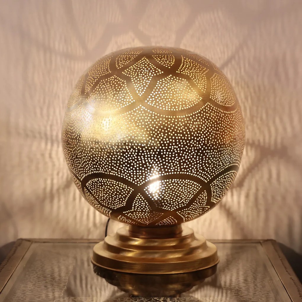 Luxusná mosadzná lampa Farhana