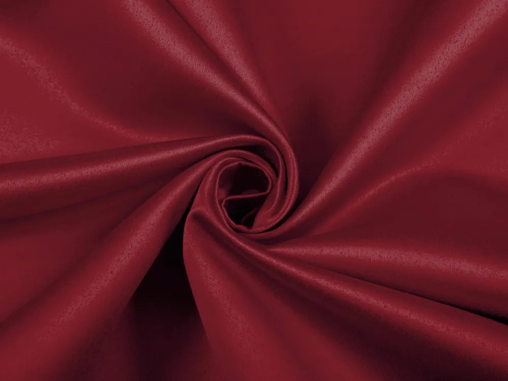 Biante Saténový záves LUX-L055 Vínovo červený 140x230 cm