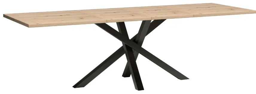 Rozkladací jedálenský stôl ALISON Dub Aristan 160 - 260 cm