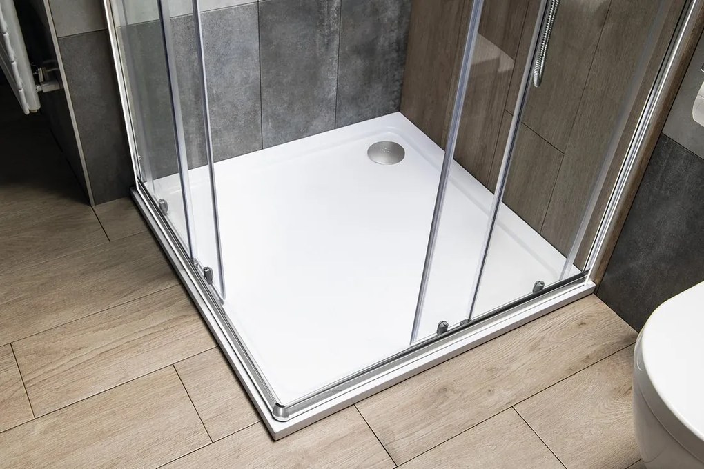Aqualine Aqualine, TECMI sprchová vanička z liateho mramoru 120x90x3 cm, PQ12090