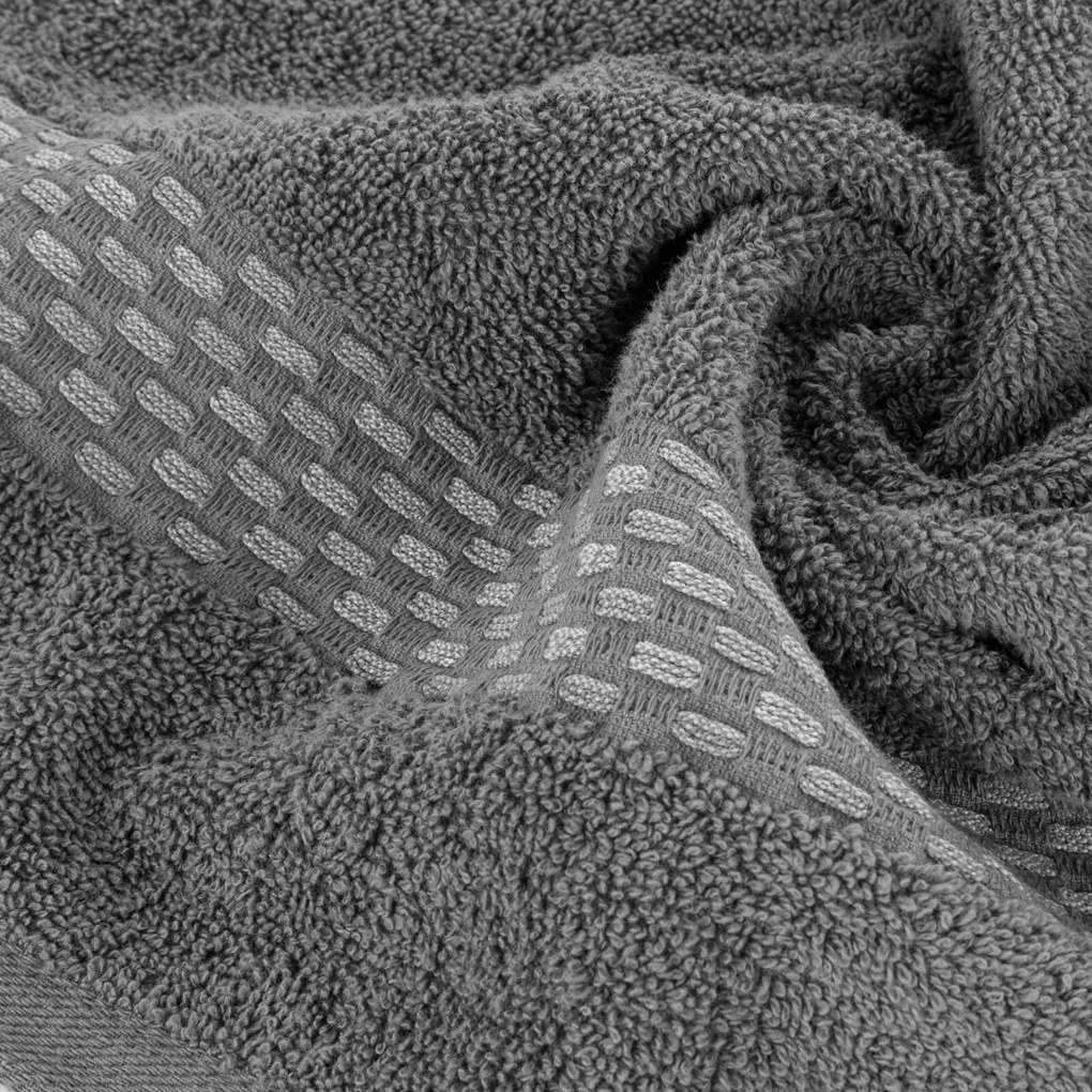 BAVLNENÝ UTERÁK RIVA 30X50 CM SIVÁ