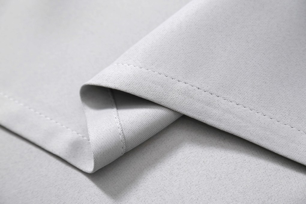 Záves OXFORD LIGHT 140x250 cm, svetlosivý Zavesenie: Riasiaca páska