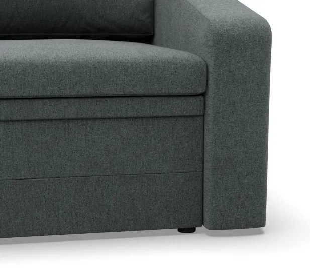 Kreslo ORBIT rozkladacie, tmavosivé