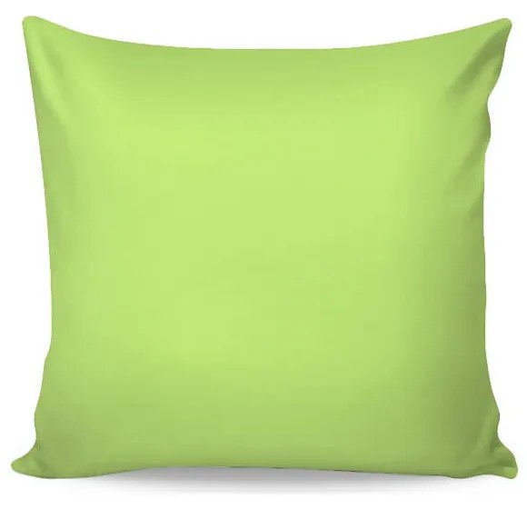 Obliečka na vankúš - Zelený bavlnený satén 40/40 s náplňou Nano Aloe Vera