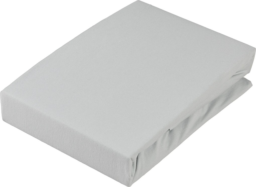 XXXLutz NAPÍN. PLACHTA NA TOPPER, džersej, strieborná, 180/220 cm Novel - Obliečky & plachty - 004550010604